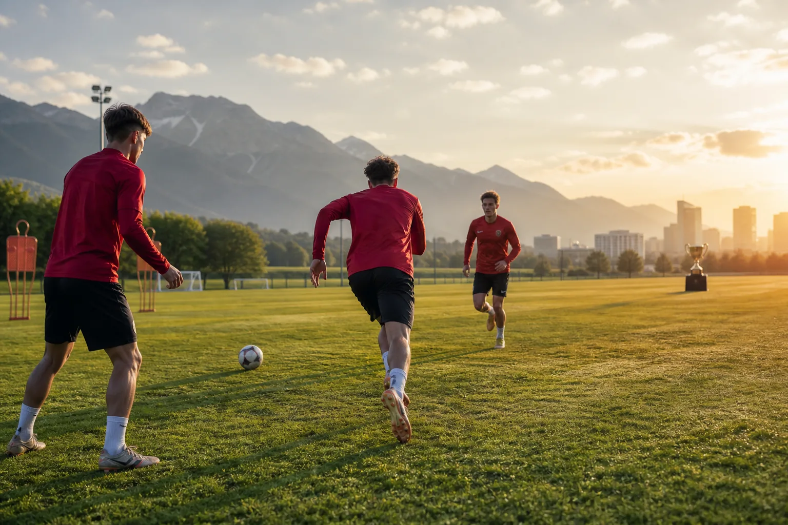 Editorial football scene about Austria's next generation