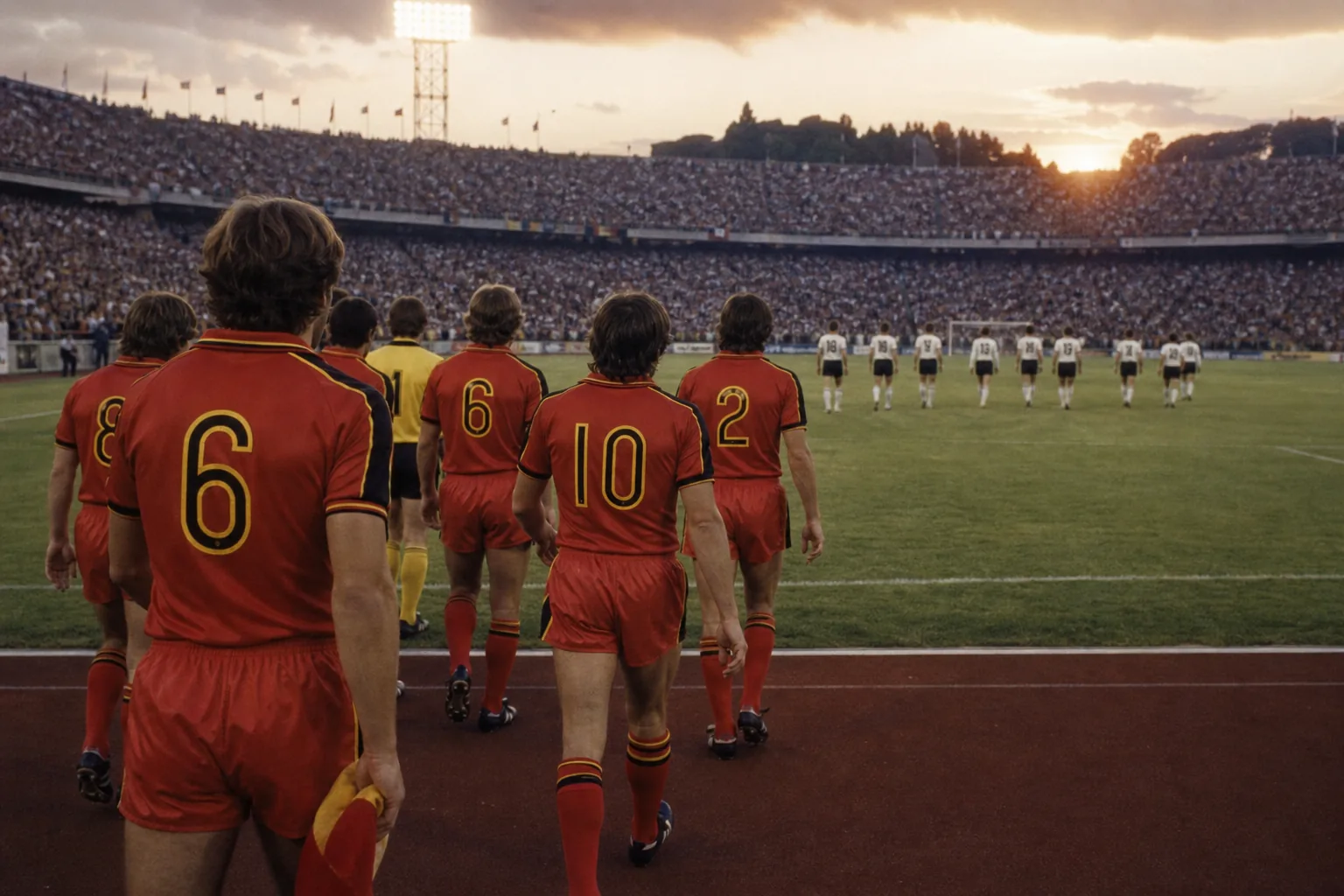 Editorial scene from Belgium's tournament story