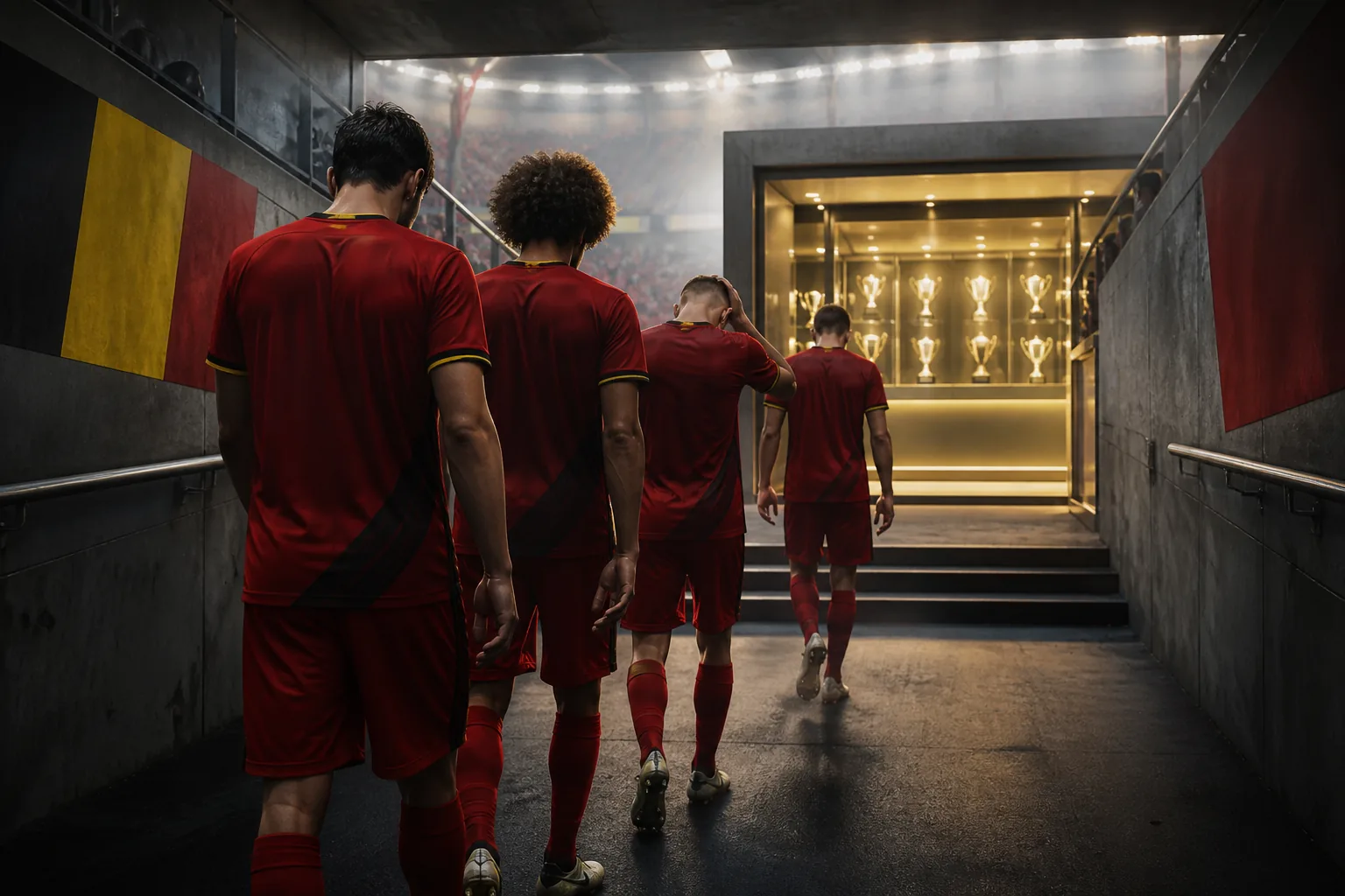 Editorial football scene connected to Belgium's recent national-team history