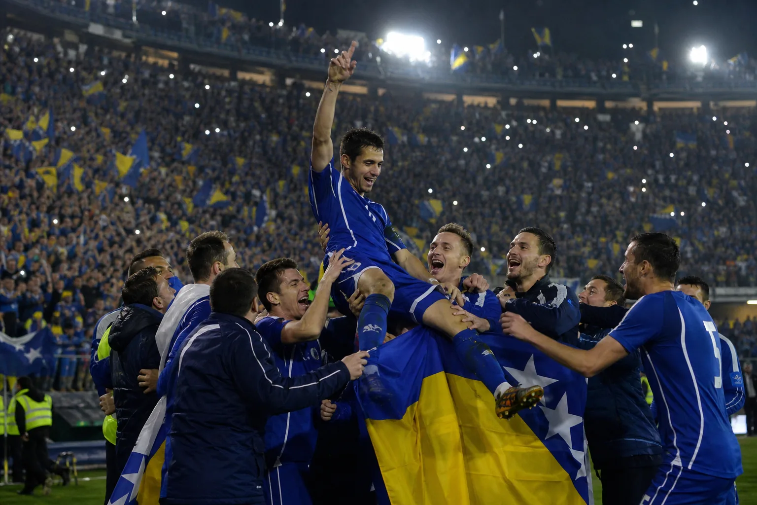 Editorial scene from Bosnia and Herzegovina's tournament story