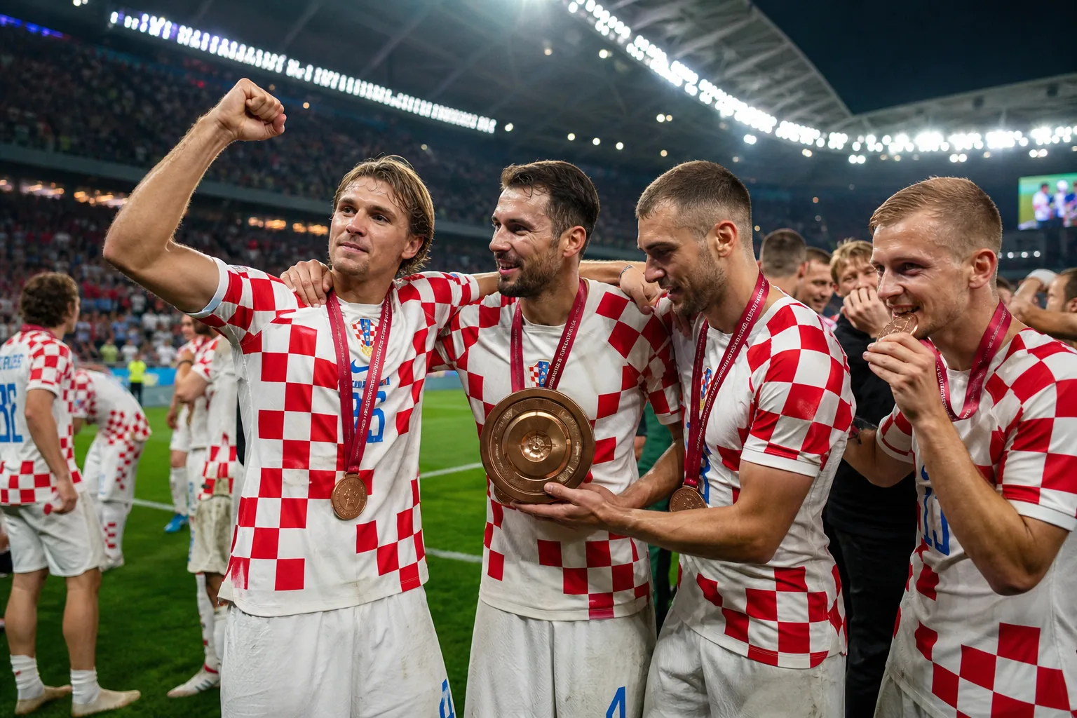 Editorial scene illustrating Croatia's football context