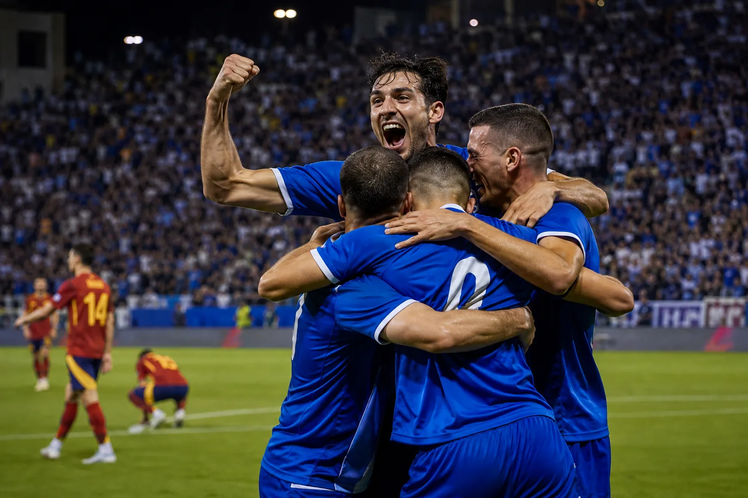 Editorial football scene connected to Cyprus's recent national-team history