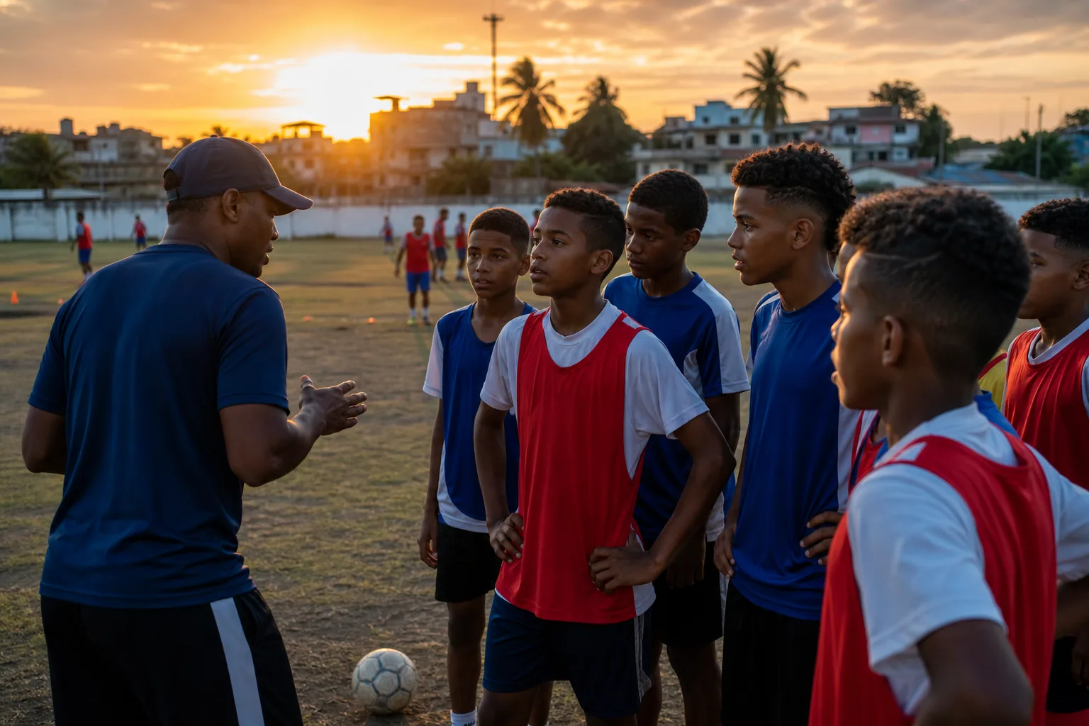 Dominican Republic players competing in an intense CONCACAF Nations League match