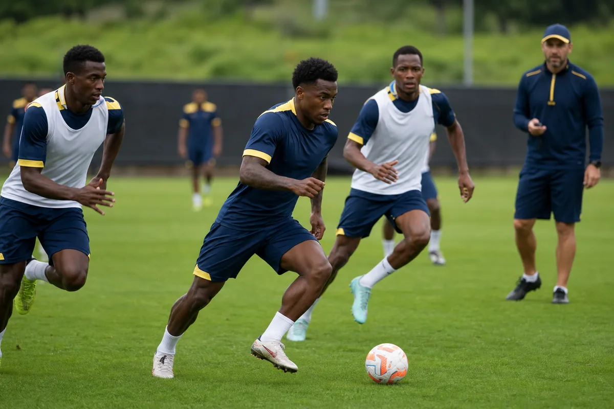 Editorial football scene about Ecuador's next generation