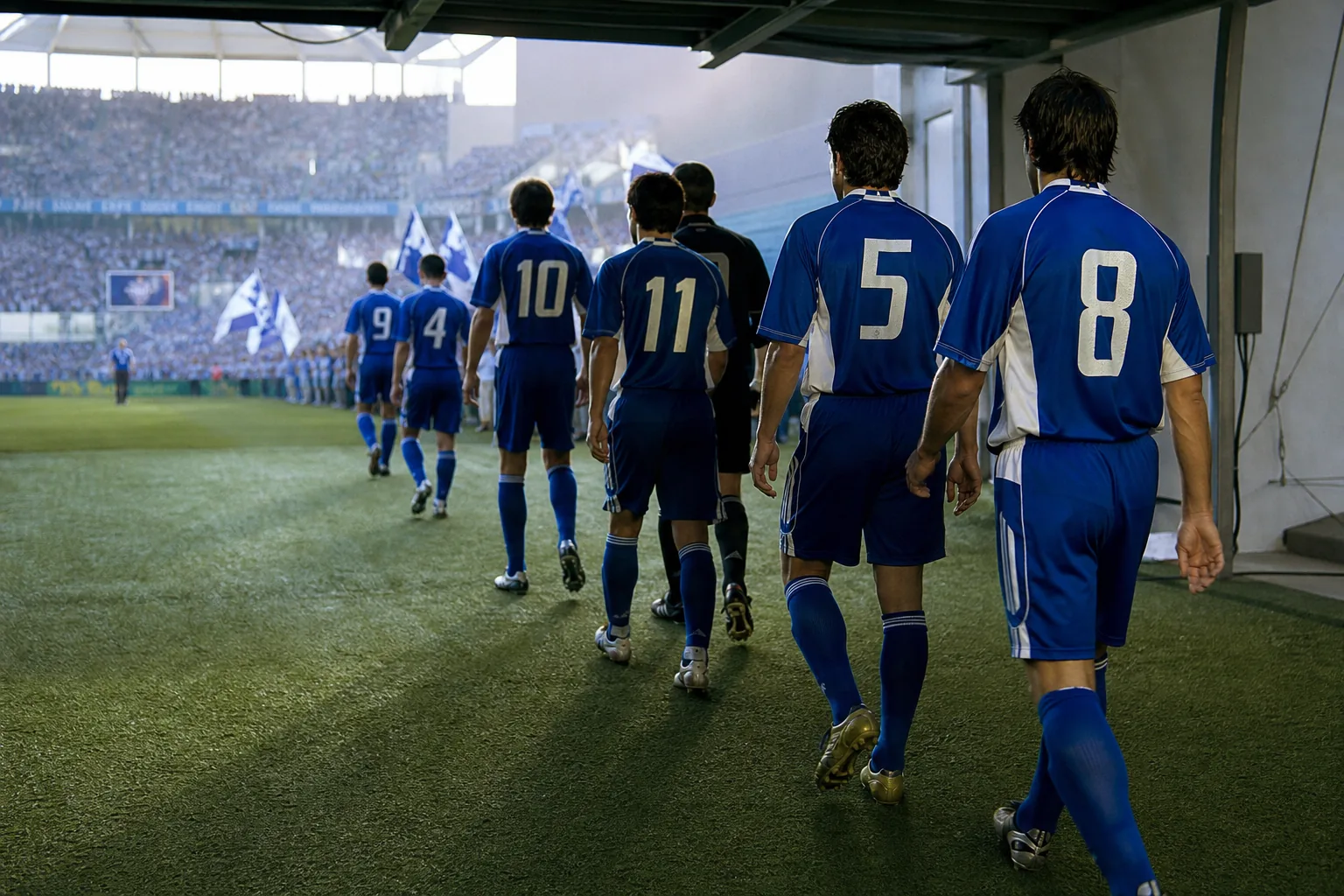 Fictional Greek players entering Euro 2004 as overlooked outsiders