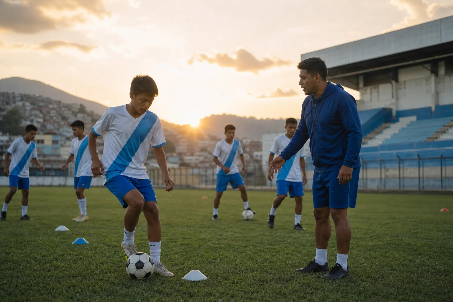 Guatemala national team competing in a dramatic modern Gold Cup semifinal