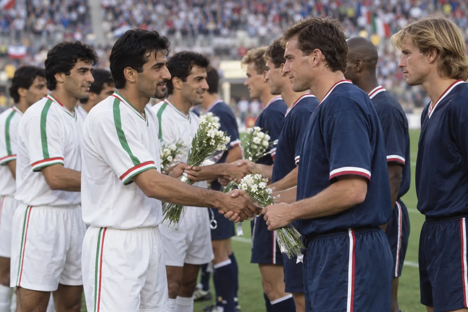 Editorial scene illustrating Iran's football context