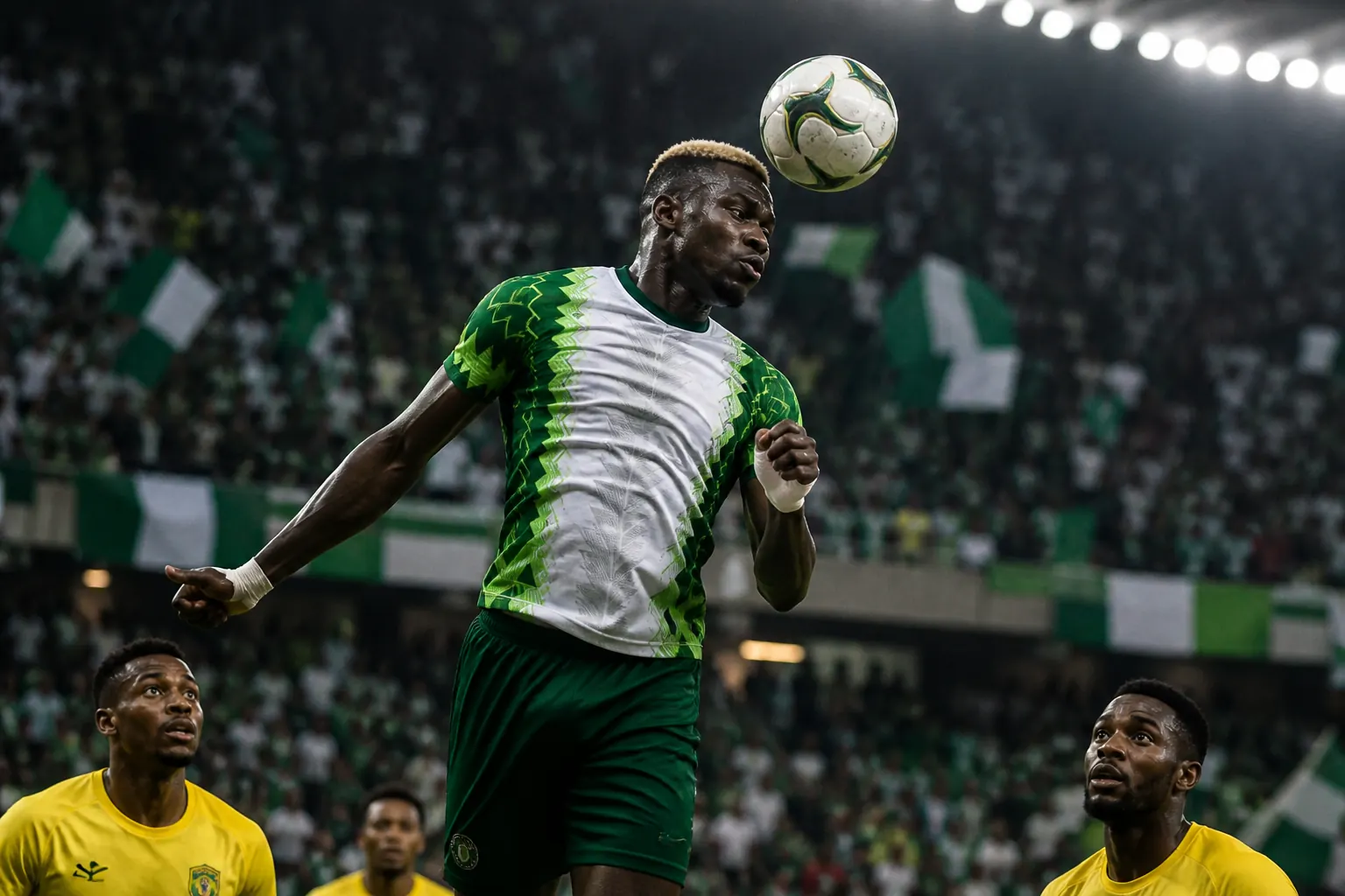 Editorial football scene connected to Nigeria's recent national-team history
