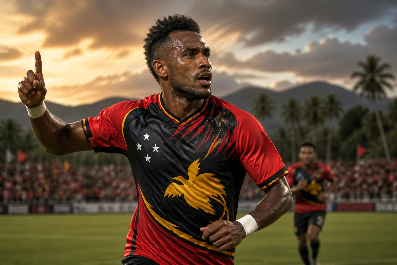 Next generation of Papua New Guinean footballers training at a tropical youth academy