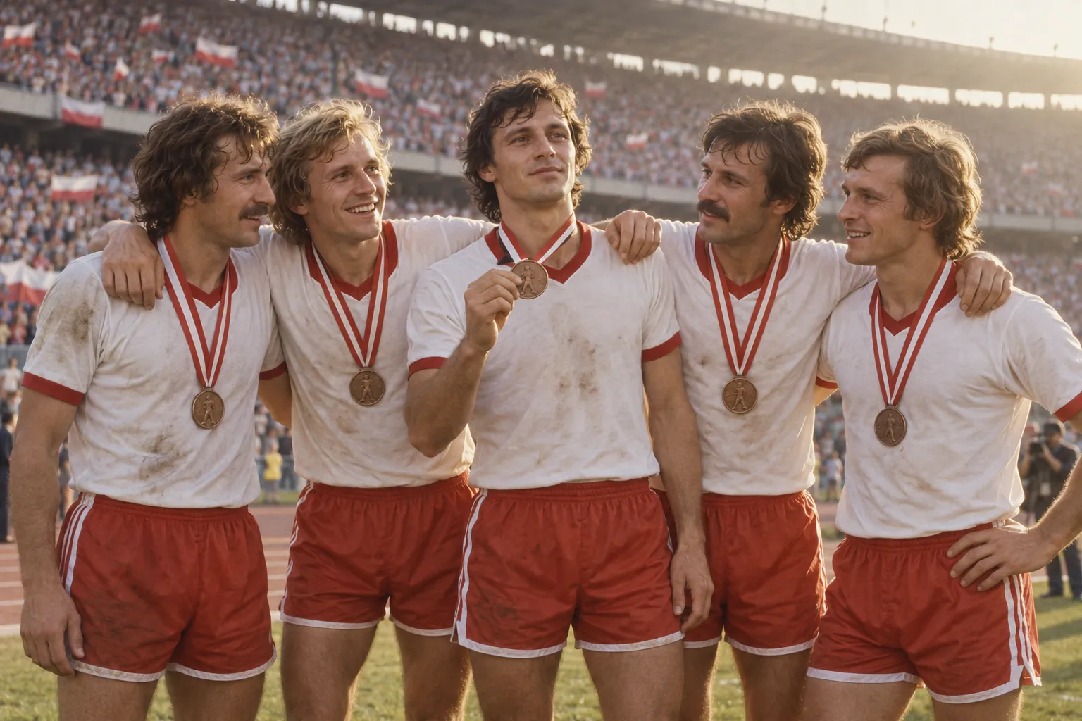 Editorial scene illustrating Poland's football context