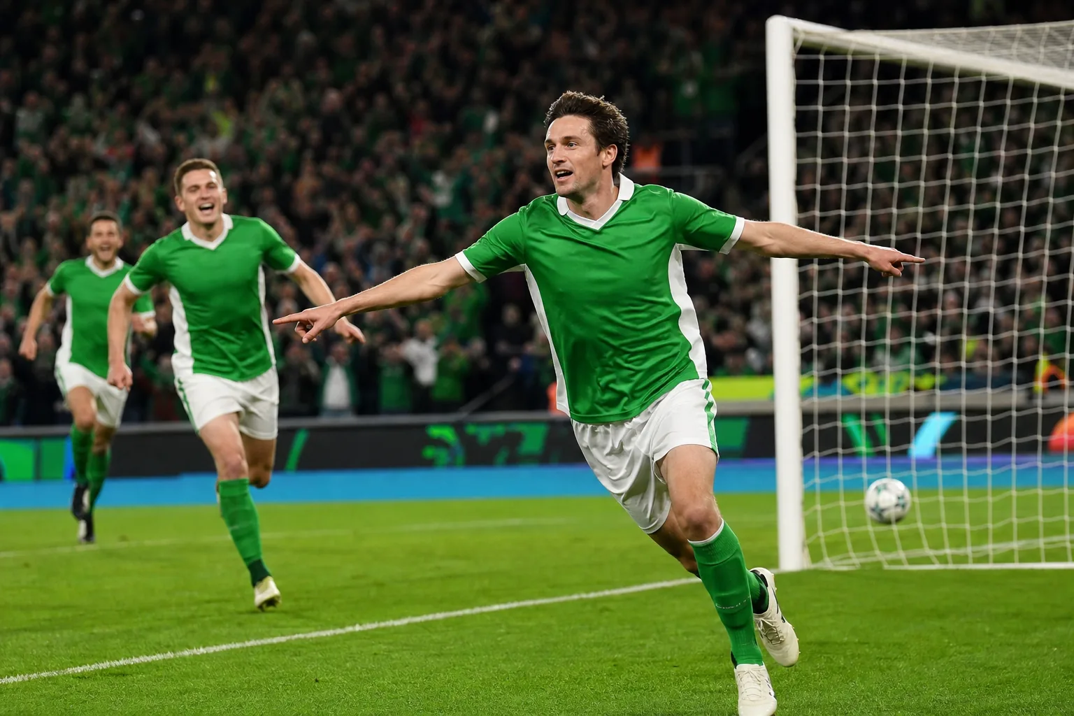 Editorial football scene about Republic of Ireland's next generation