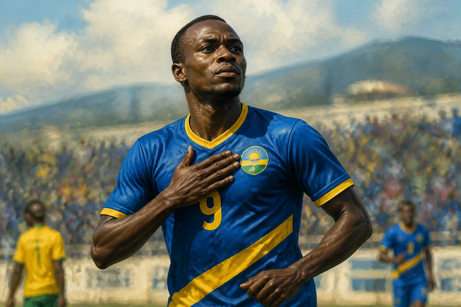 Next generation of Rwandan footballers training at a modern youth academy in Kigali