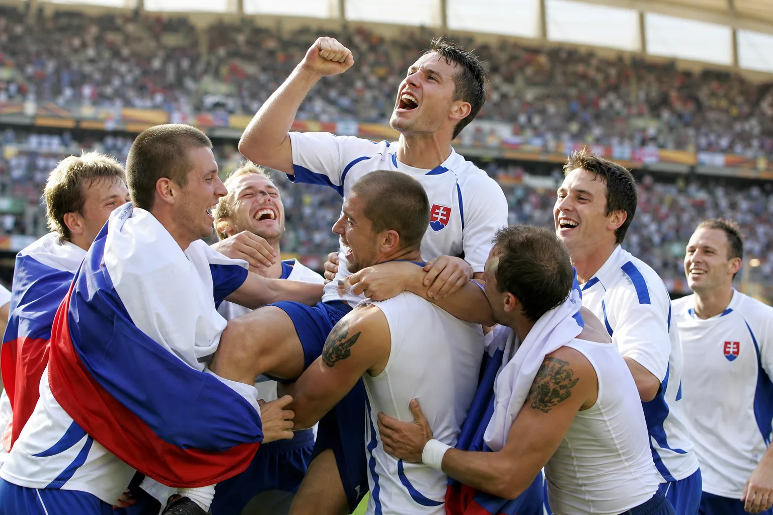 Editorial scene from Slovakia's tournament story