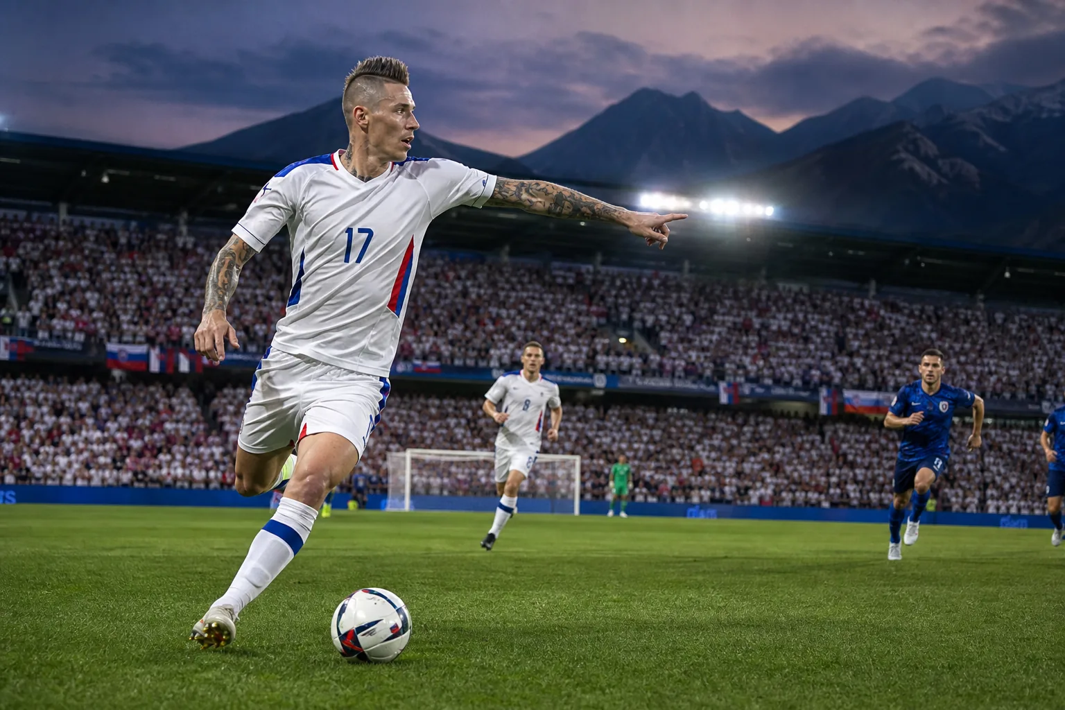 Editorial football scene connected to Slovakia's recent national-team history