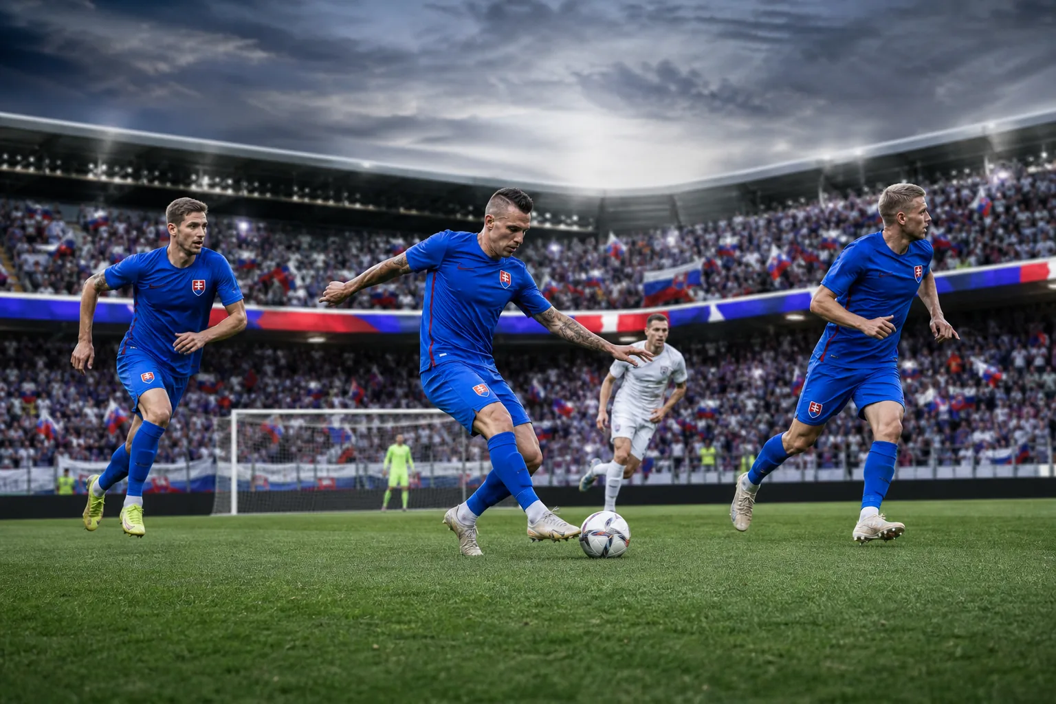 Editorial scene illustrating Slovakia's football context