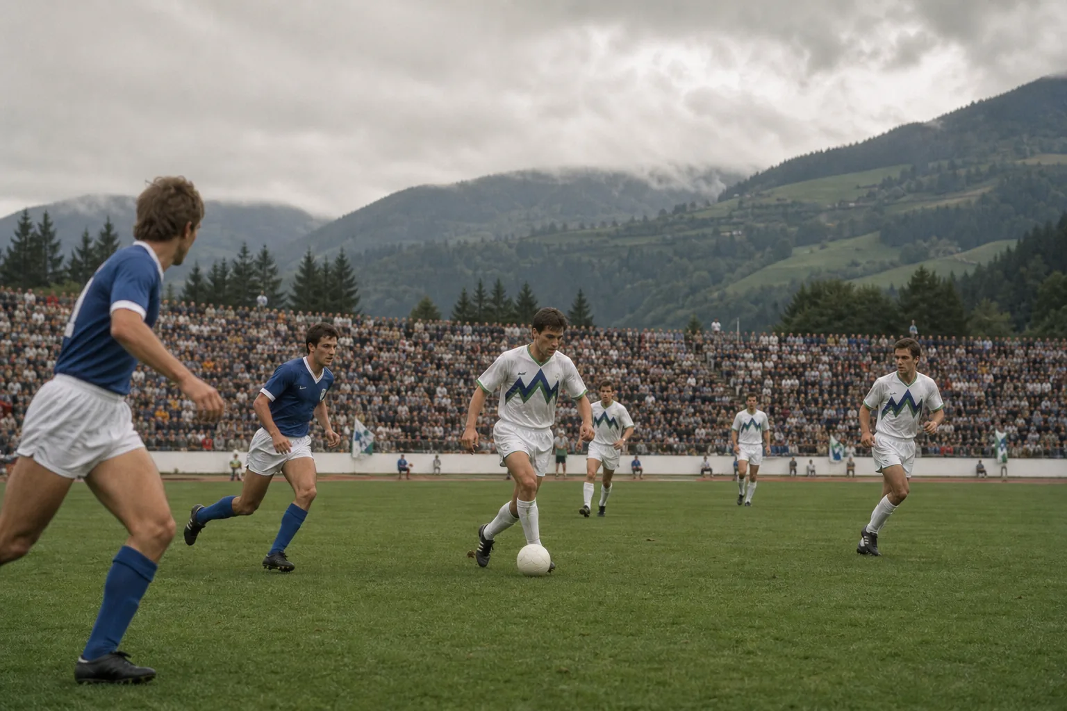 Editorial scene from Slovenia's tournament story