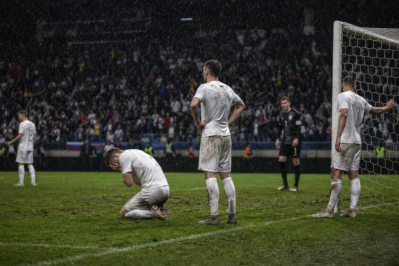 Editorial scene illustrating Slovenia's football context