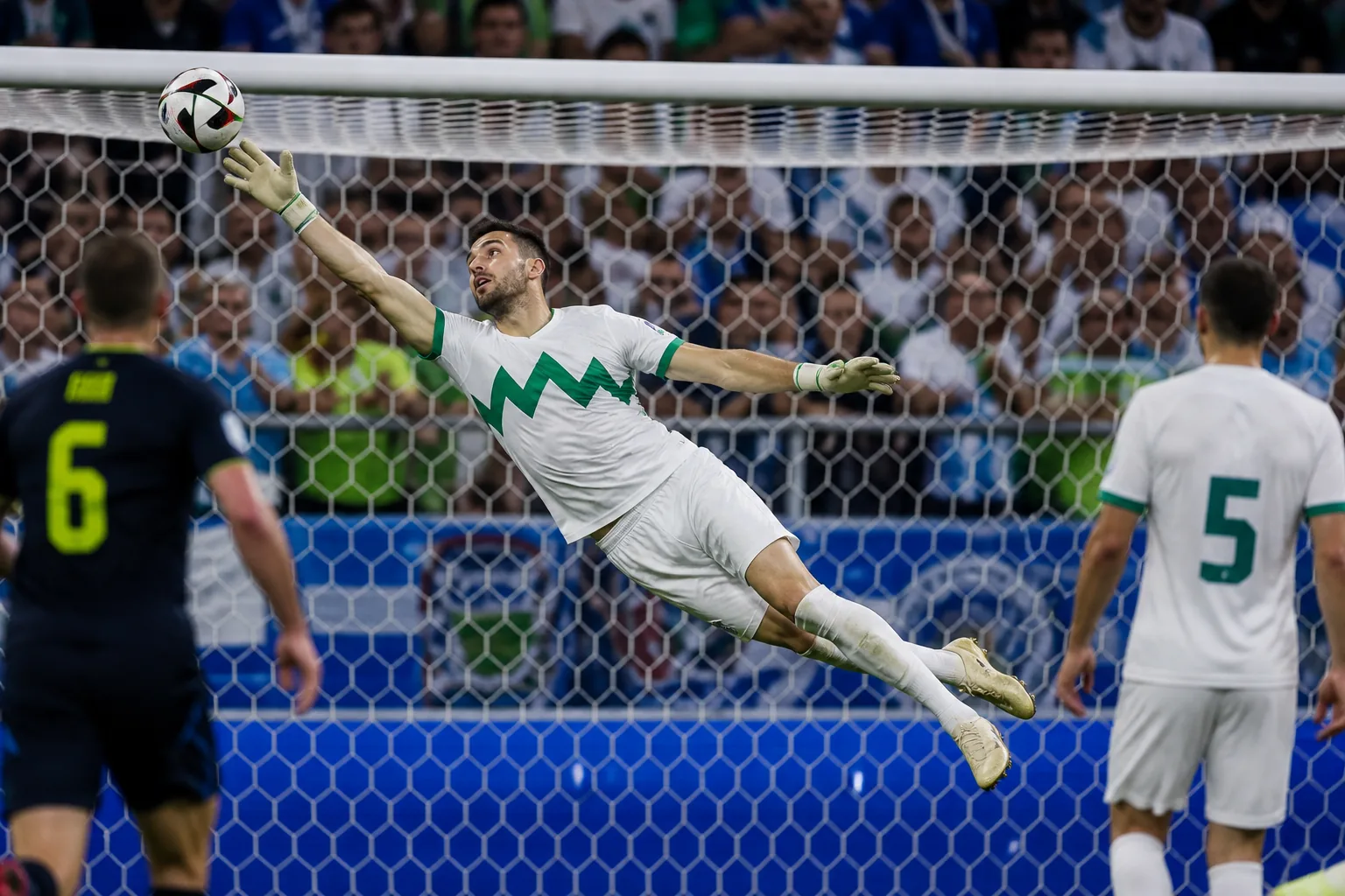 Editorial football scene connected to Slovenia's recent national-team history