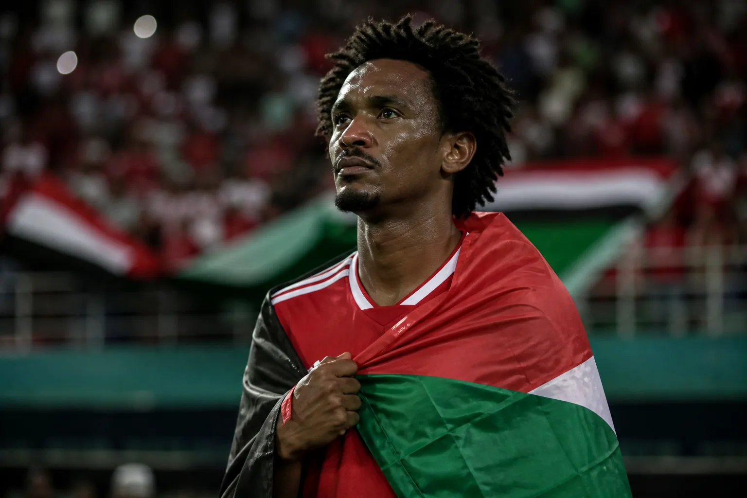 Editorial scene from Sudan's tournament story