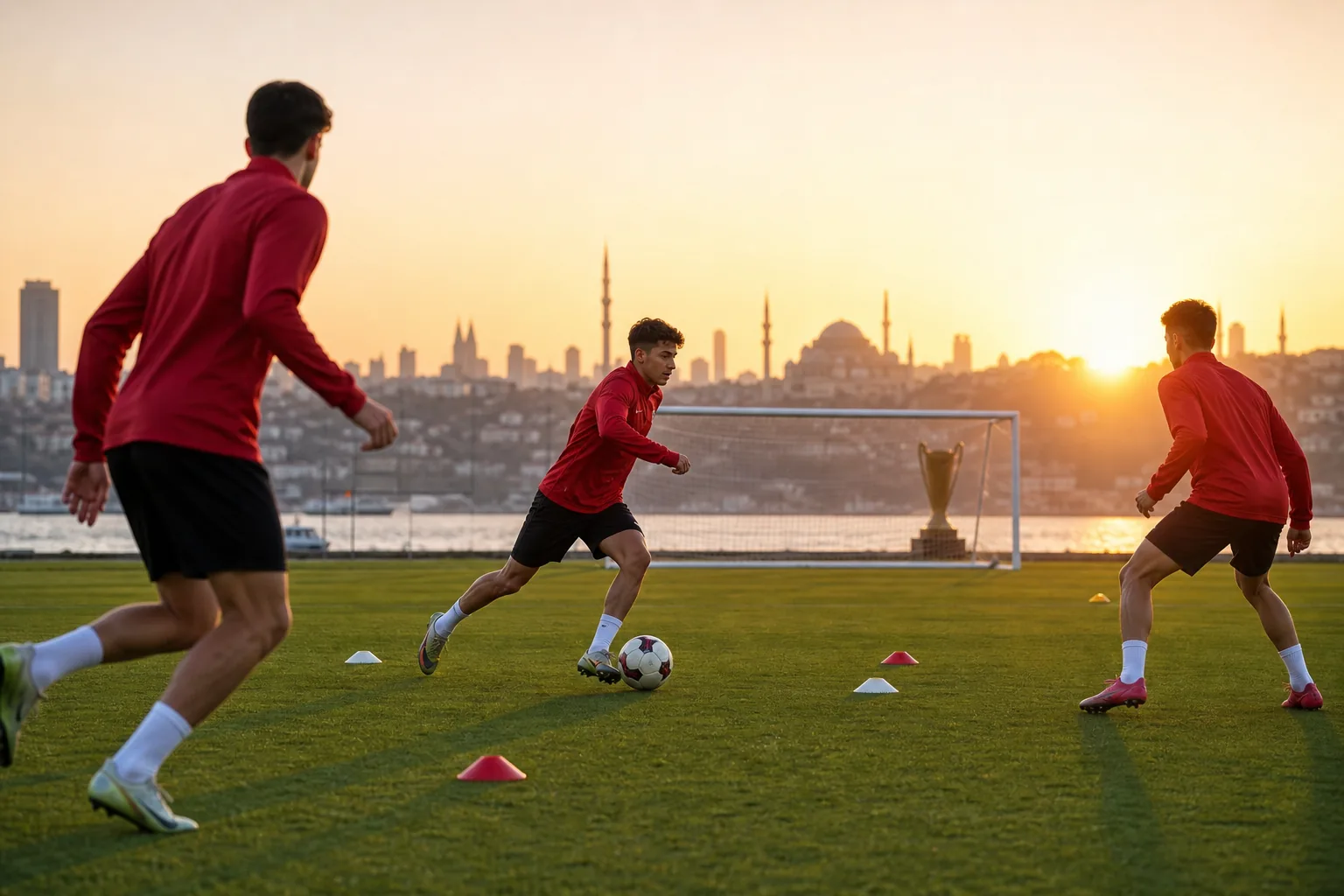 Editorial football scene about Türkiye's next generation