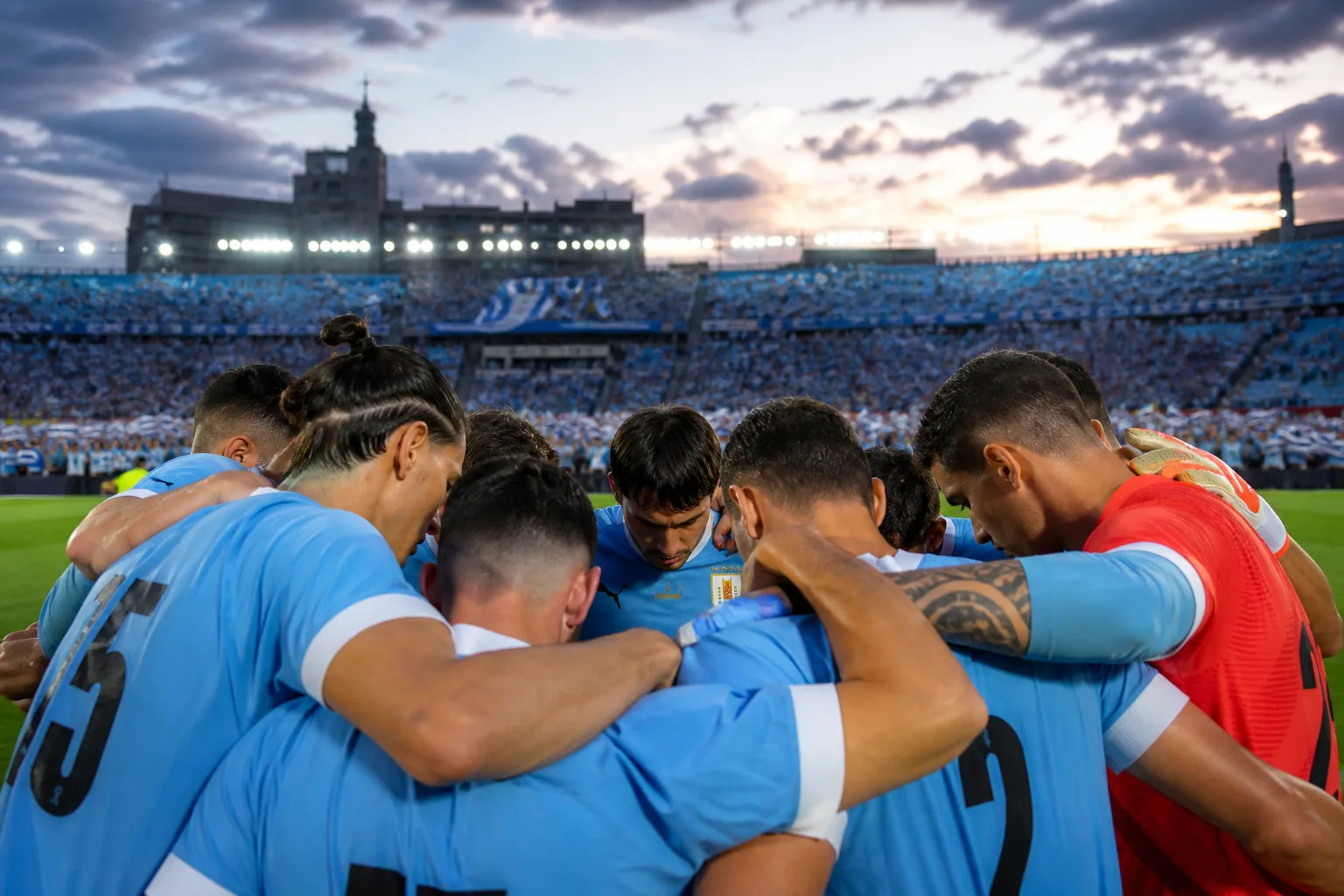 Editorial scene illustrating Uruguay's football context