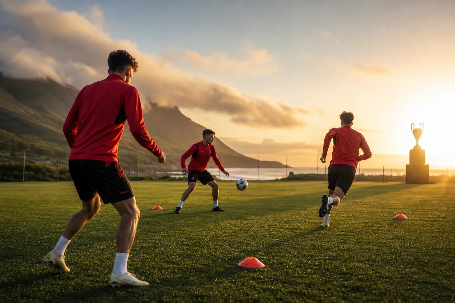 Fictional young Welsh footballers training toward another major tournament breakthrough