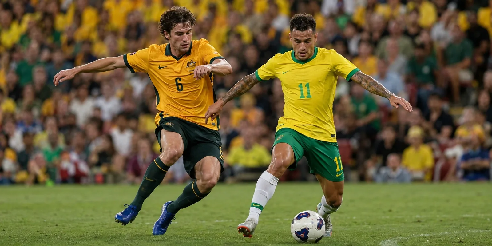 Conceptual Australia and Brazil friendly preview