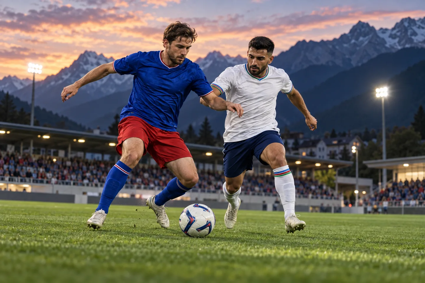Editorial football scene connected to Azerbaijan's recent national-team history