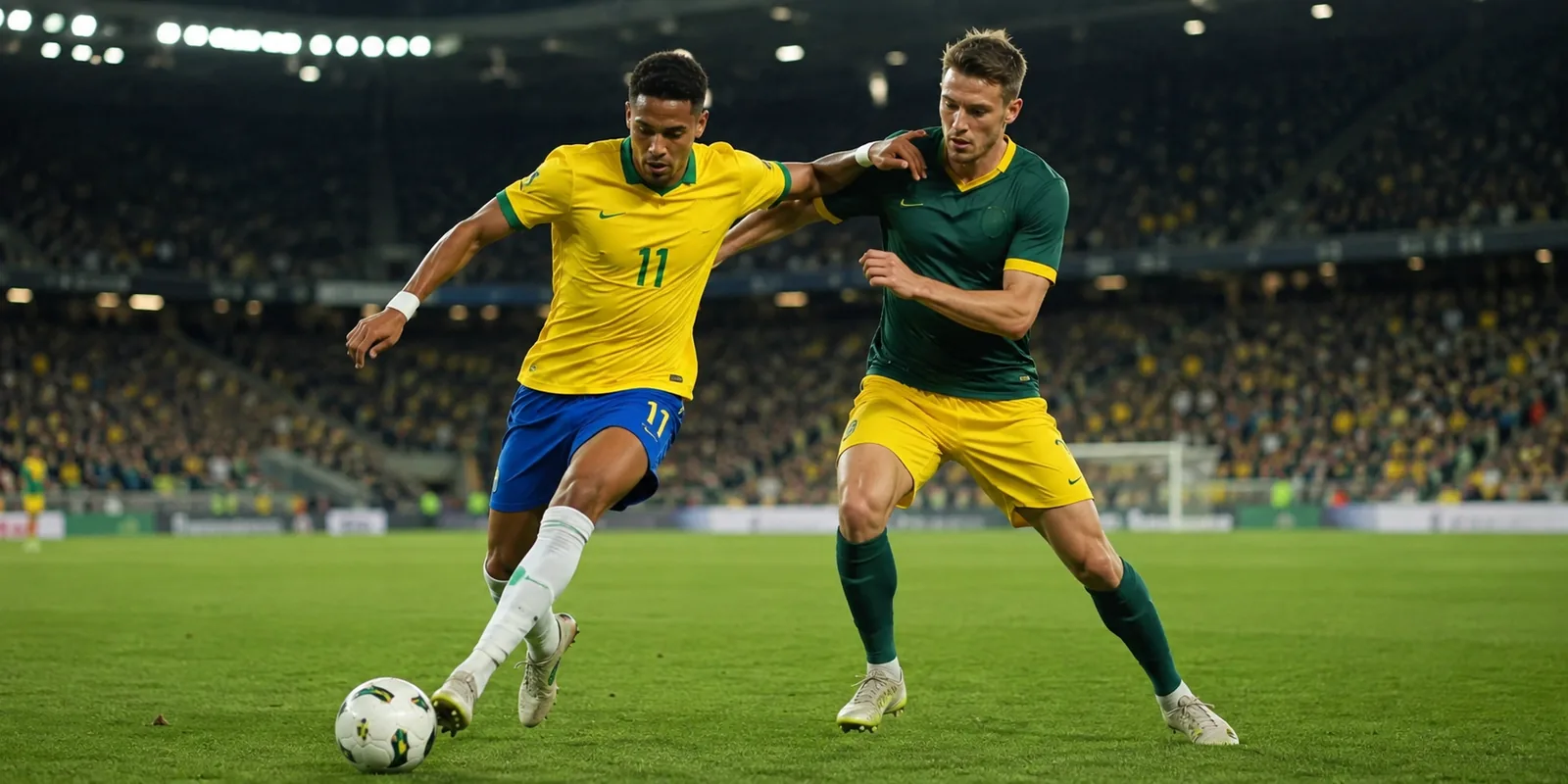 Conceptual Brazil and Australia friendly preview