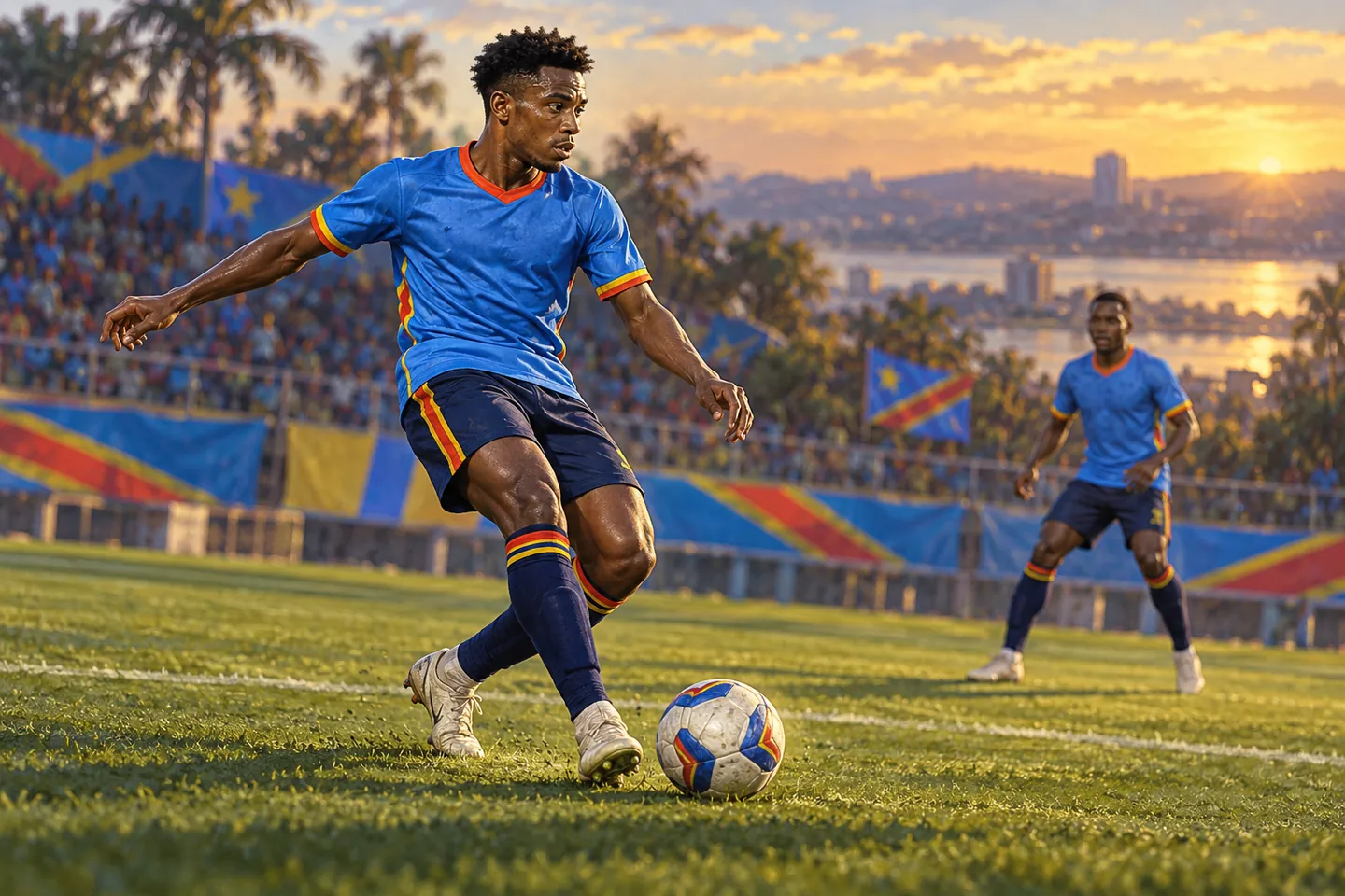 Editorial football scene connected to DR Congo's recent national-team history