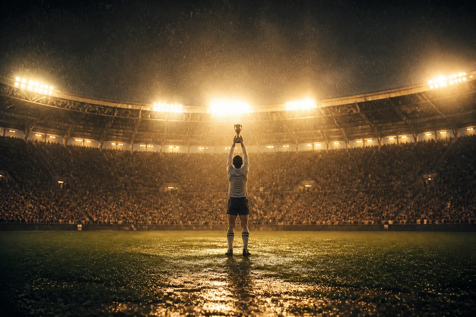 Editorial illustration of England's 1966 World Cup triumph