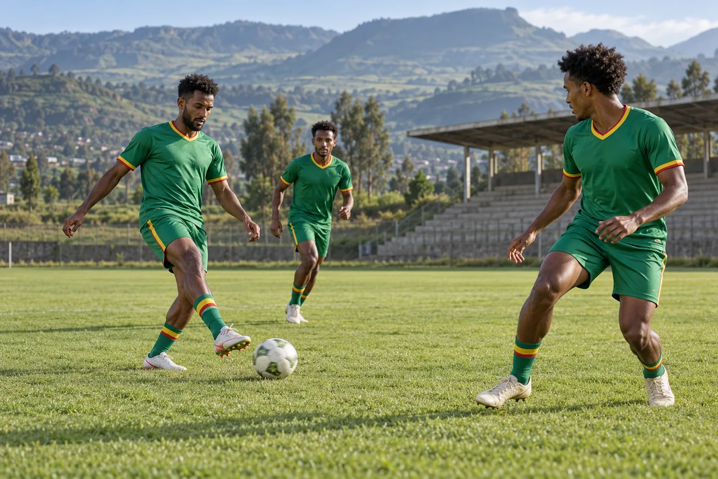 Editorial football scene connected to Ethiopia's recent national-team history