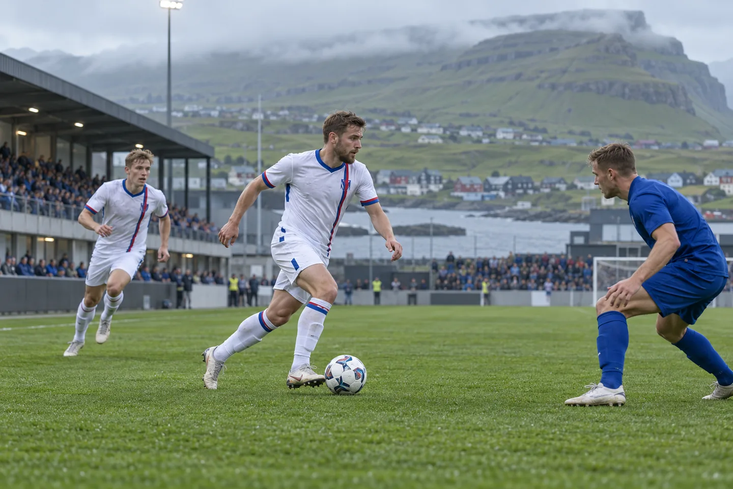 Editorial football scene connected to Faroe Islands's recent national-team history