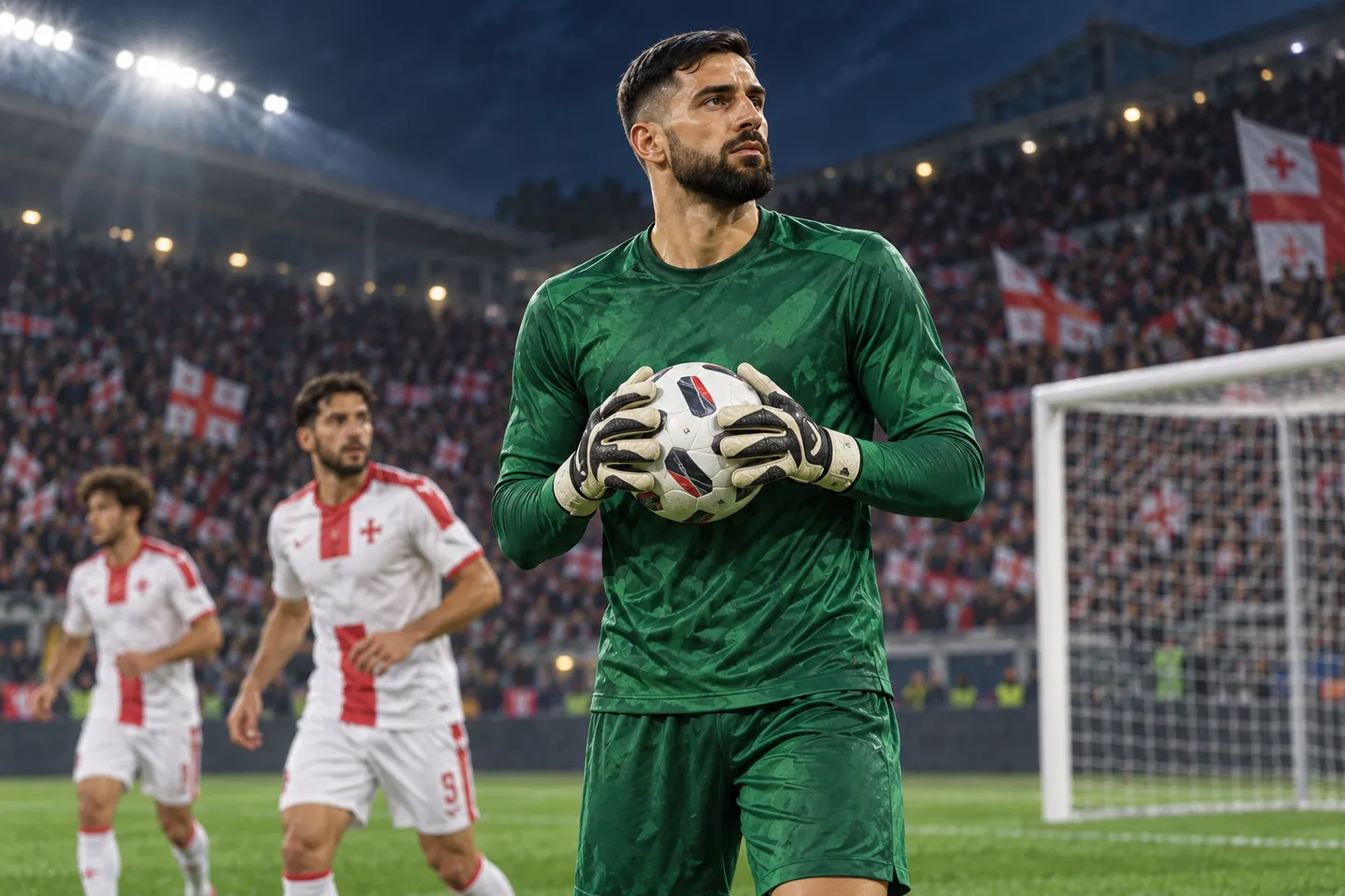 Editorial football scene connected to Georgia's recent national-team history