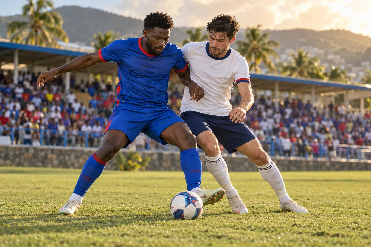 Editorial football scene connected to Haiti's recent national-team history