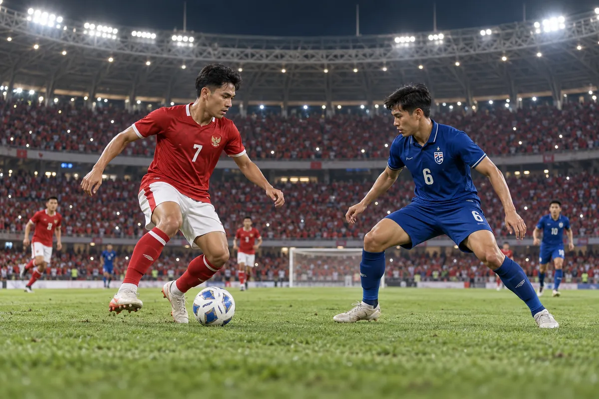 Editorial scene from Indonesia's tournament story
