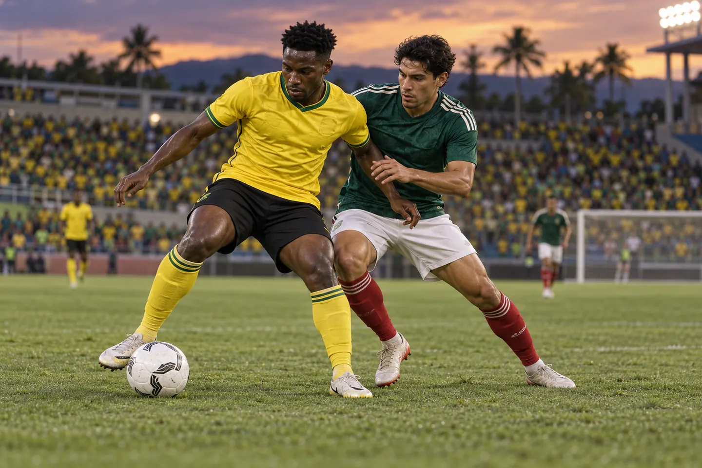Editorial football scene connected to Jamaica's recent national-team history