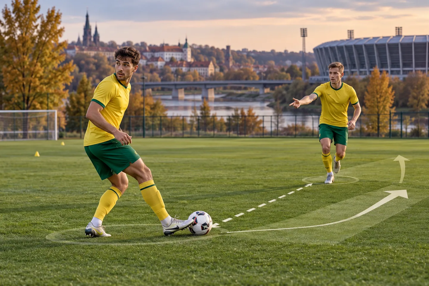 Editorial football scene connected to Lithuania's recent national-team history