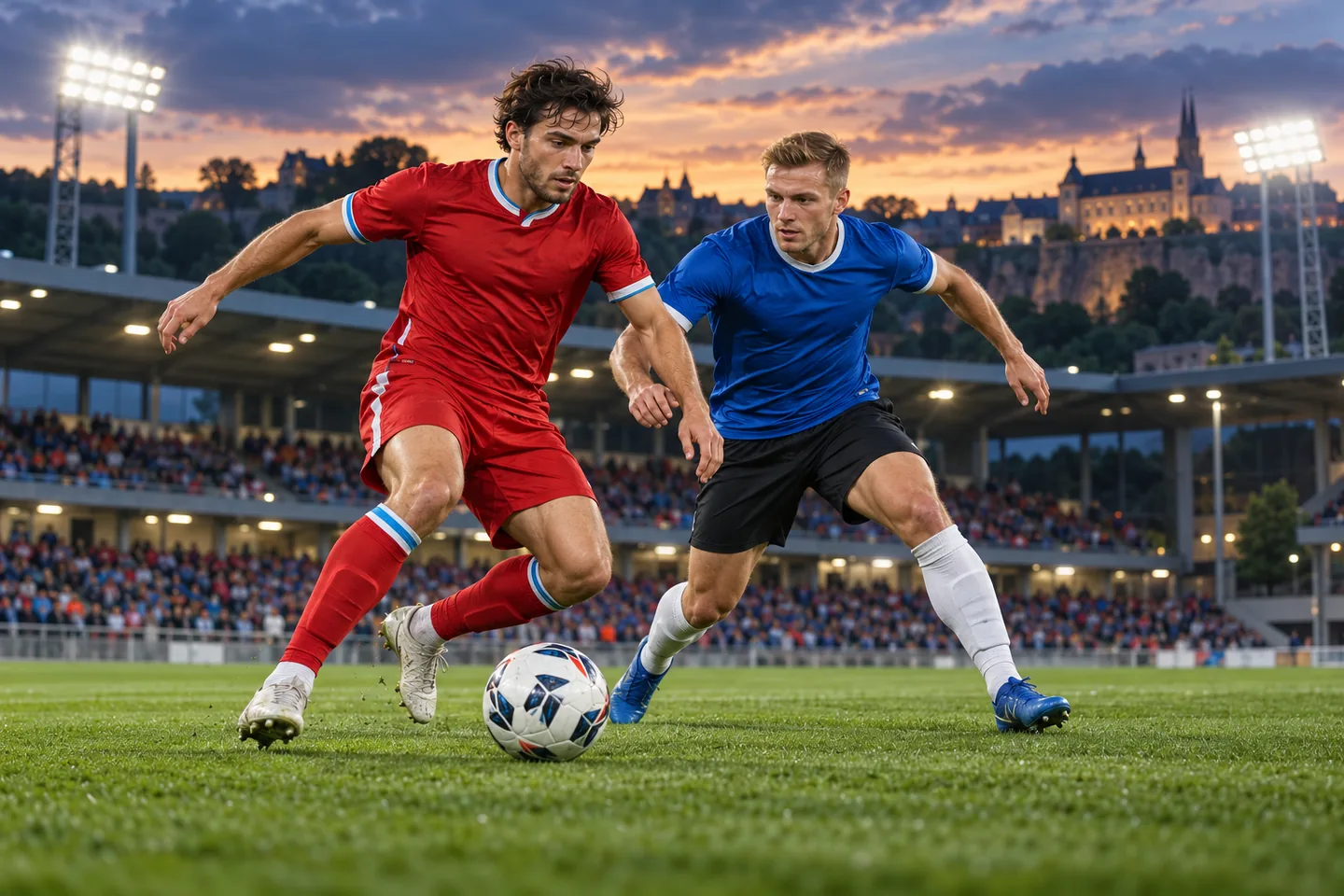 Editorial football scene connected to Luxembourg's recent national-team history
