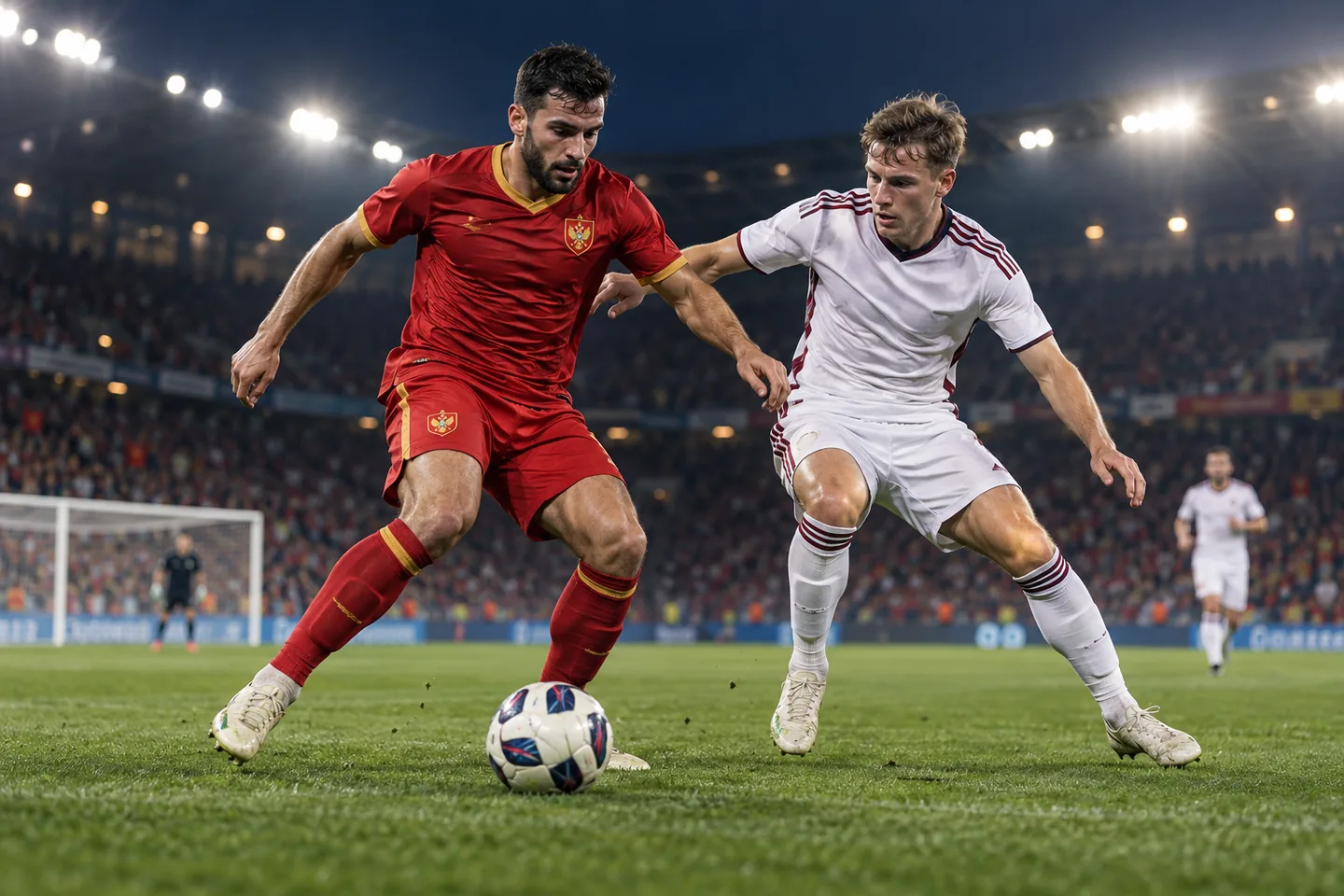 Editorial football scene connected to Montenegro's recent national-team history