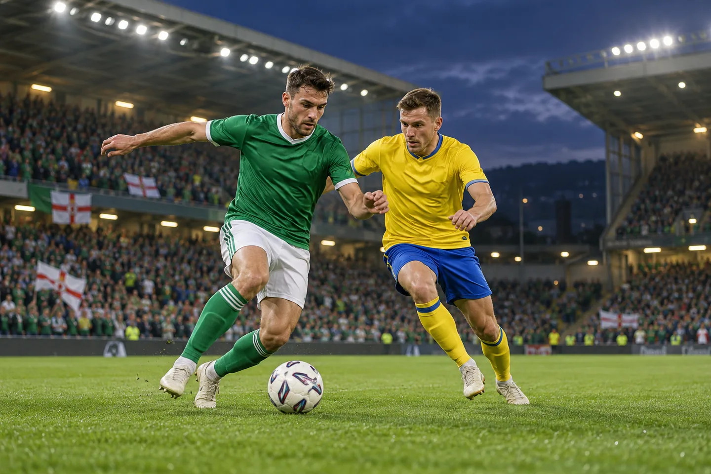 Editorial football scene connected to Northern Ireland's recent national-team history
