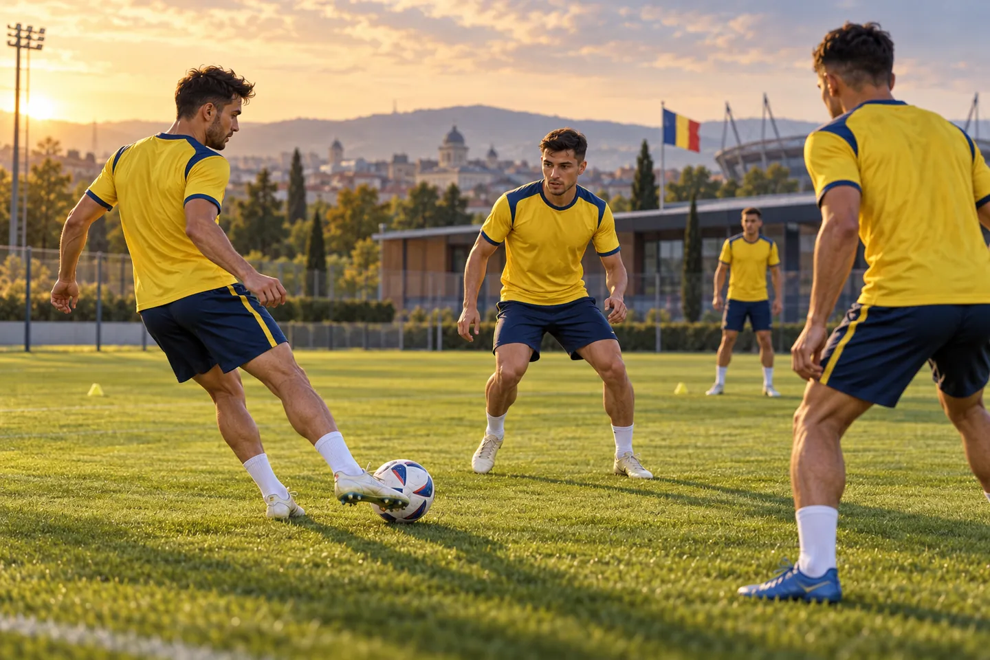 Editorial football scene connected to Romania's recent national-team history