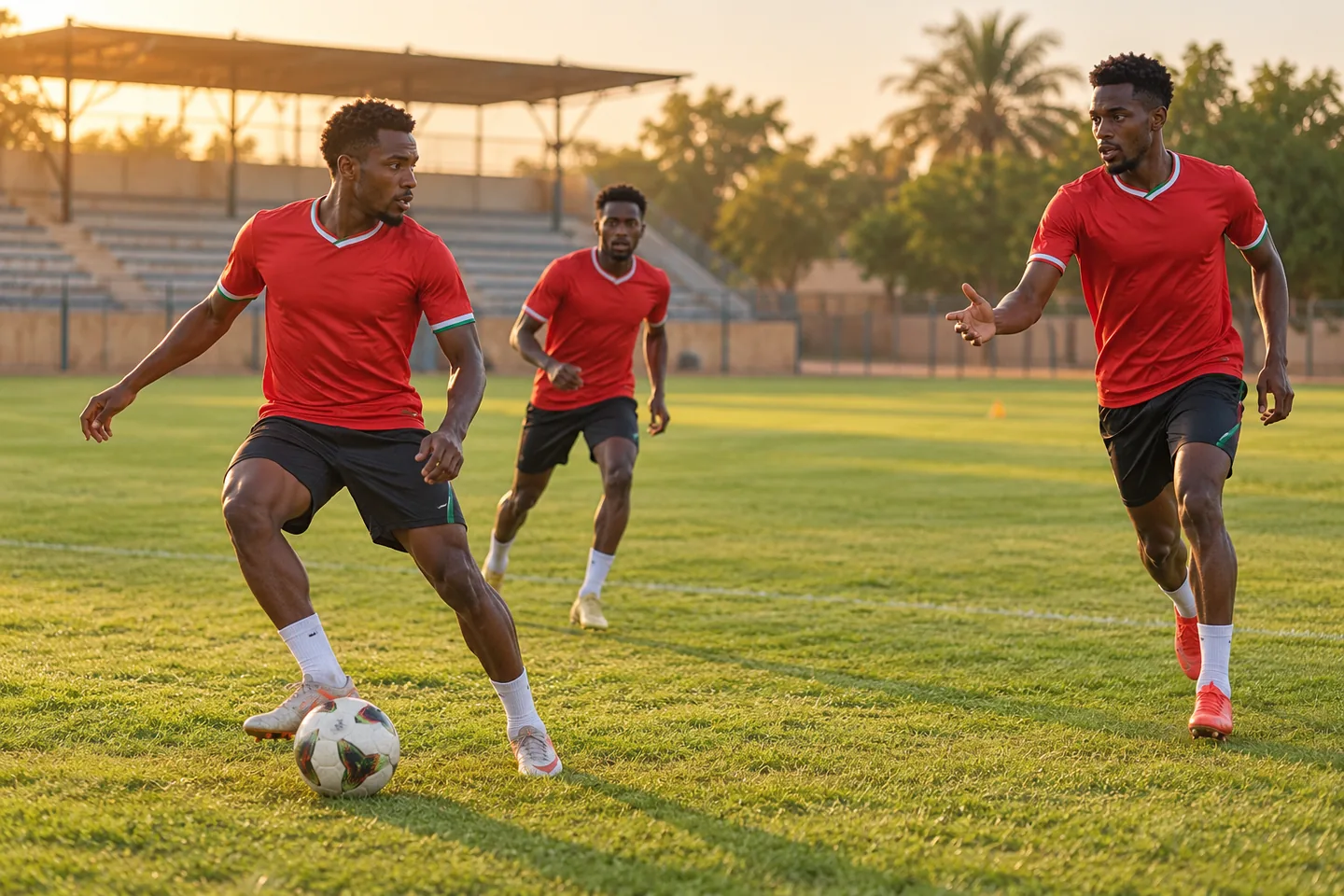 Editorial football scene connected to Sudan's recent national-team history