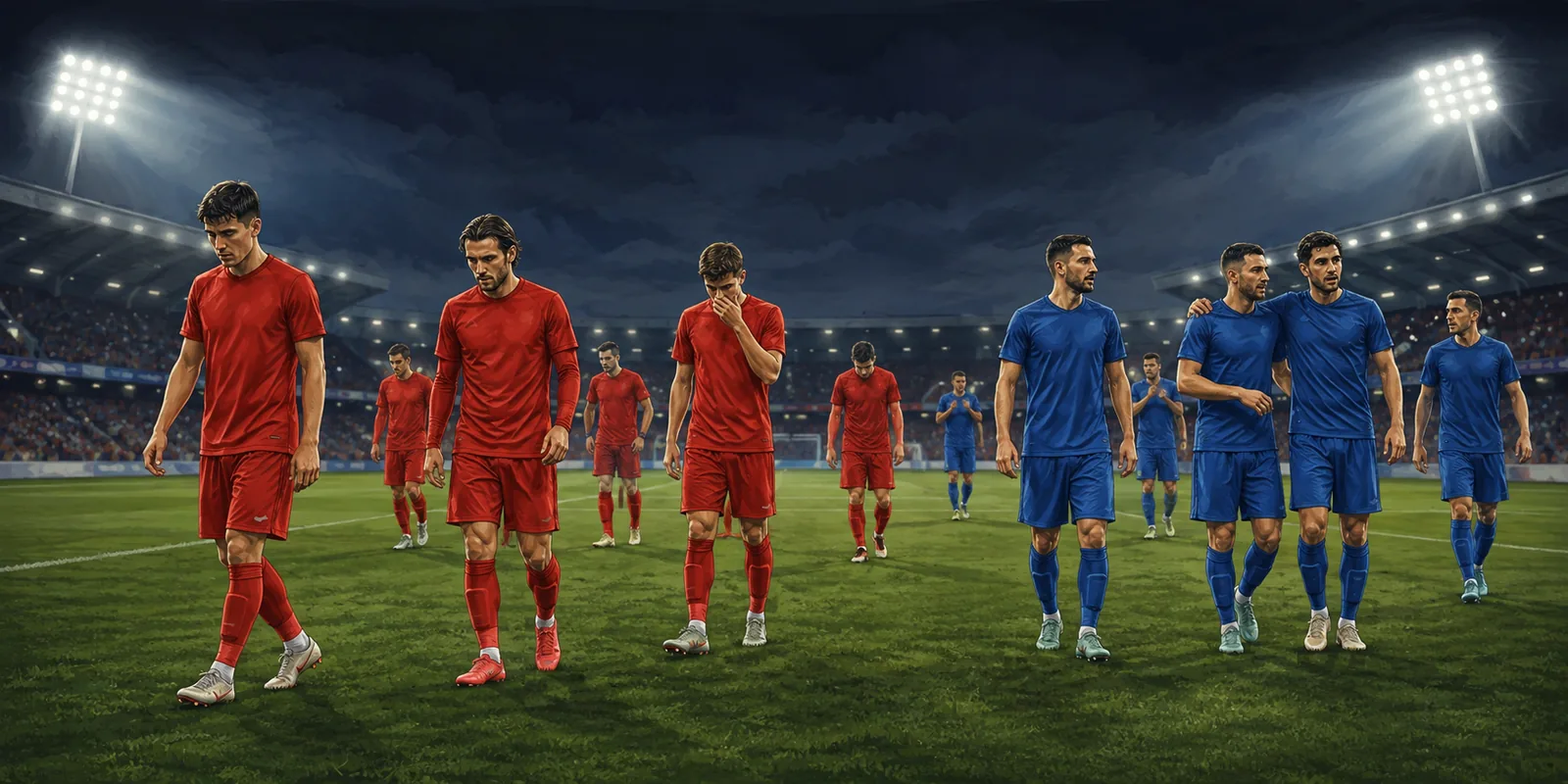 Conceptual Wales World Cup qualifying play-off scene