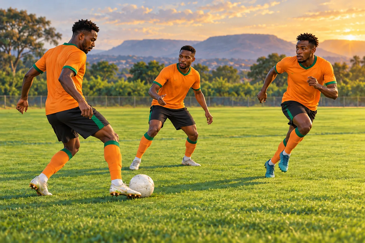 Editorial football scene connected to Zambia's recent national-team history